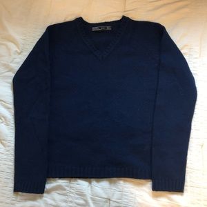 NEVER WORN ZARA NAVY BLUE SWEATER ✨